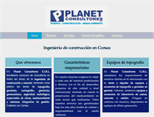 Tablet Screenshot of planetconsultores.com